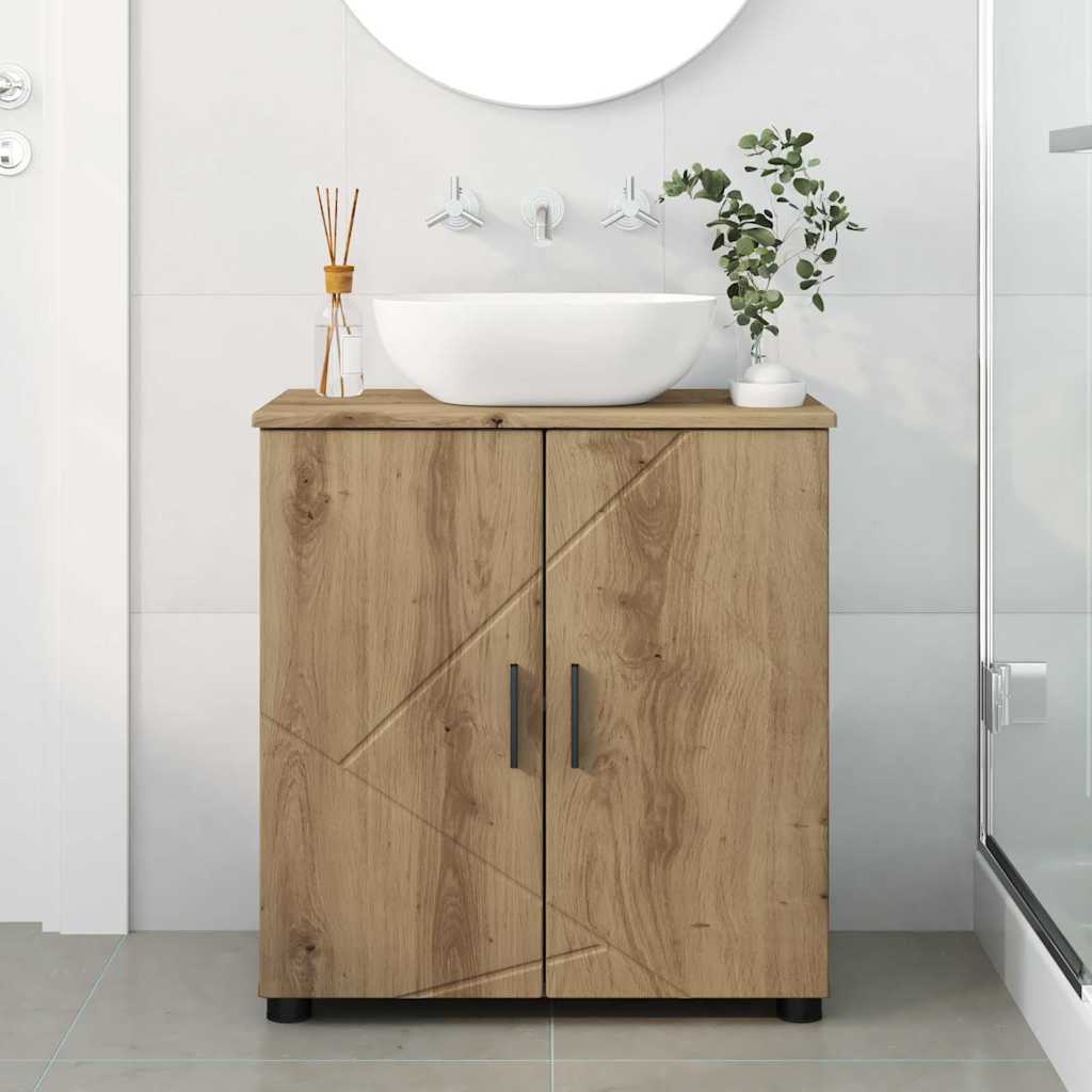 Badkamer Kast met opslag Artisan Eiken 61 x 35 x 64 cm is nu te koop bij PeponiXL, paradijselijk wonen!