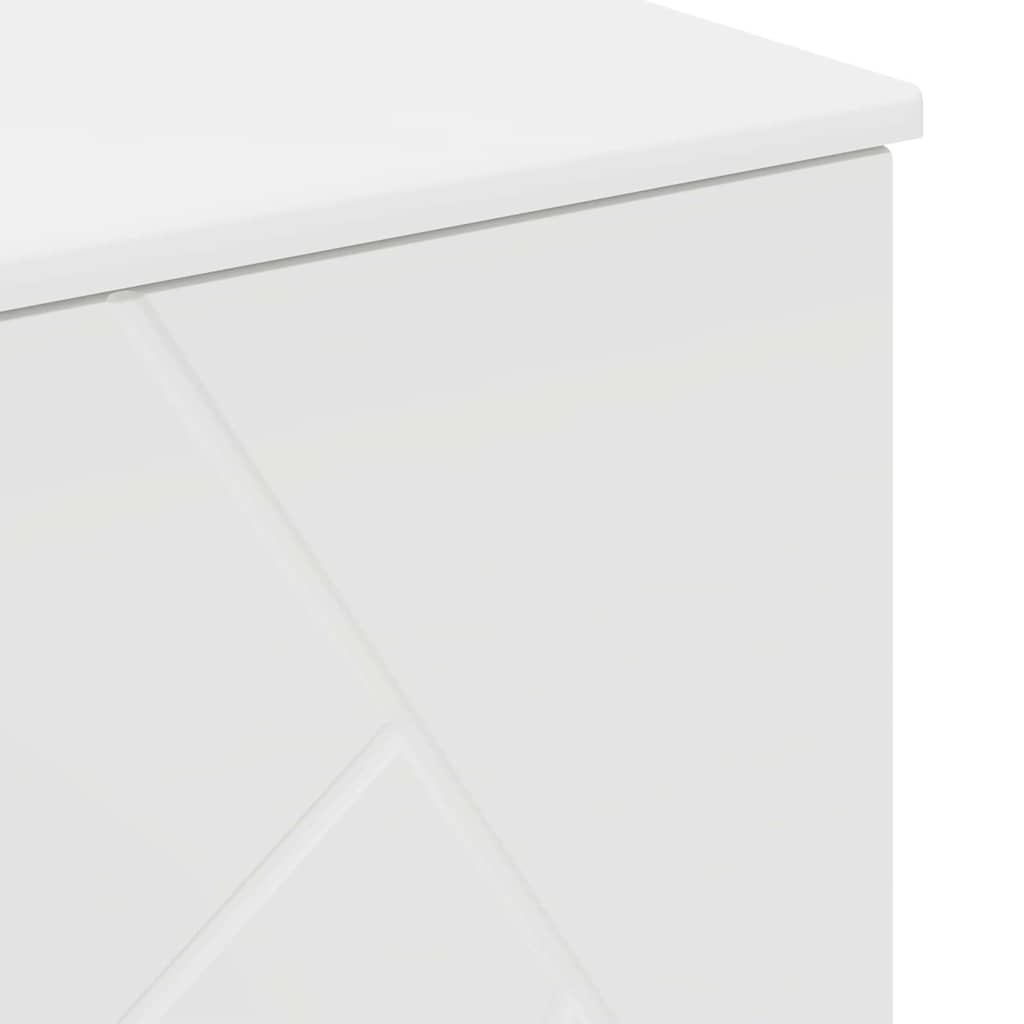 Badkamer Kast Wit 76,5 x 35 x 64 cm Bewerkt hout & Metaal is nu te koop bij PeponiXL, paradijselijk wonen!