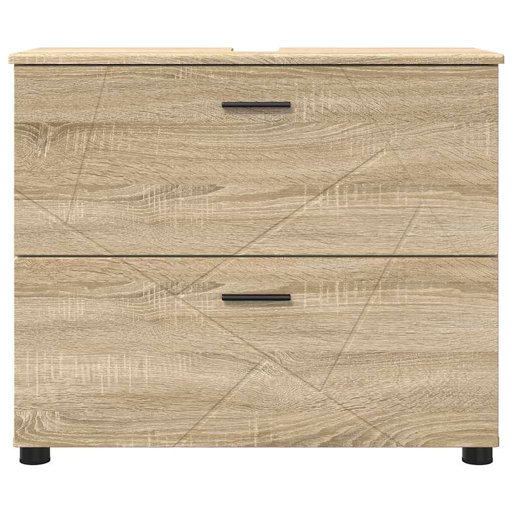 Badkamer Kast met lade Sonoma Eiken 76,5 x 35 x 64 cm is nu te koop bij PeponiXL, paradijselijk wonen!
