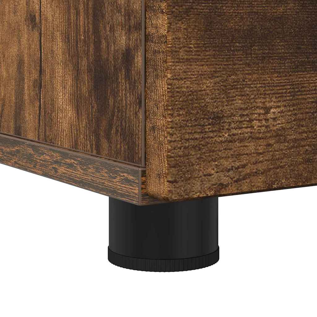Badkamer Kast met lade Gerookt eiken 76,5 x 35 x 64 cm is nu te koop bij PeponiXL, paradijselijk wonen!