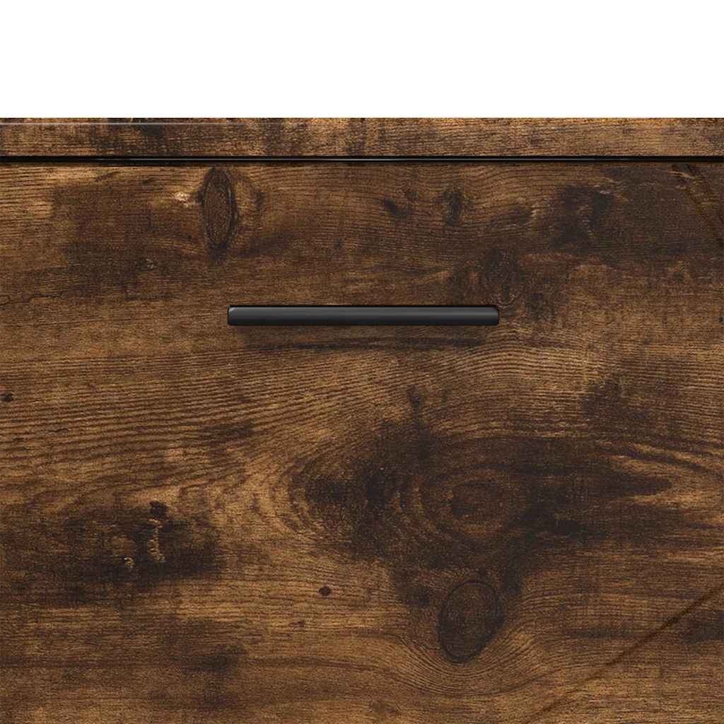 Badkamer Kast met lade Gerookt eiken 76,5 x 35 x 64 cm is nu te koop bij PeponiXL, paradijselijk wonen!