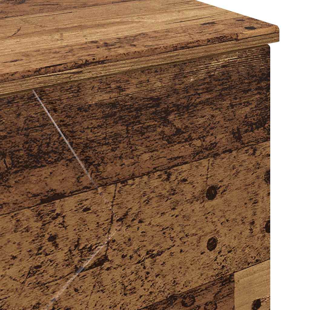 Badkamer Kast Oud Hout 76,5 x 35 x 64 cm Bewerkt hout & Metaal is nu te koop bij PeponiXL, paradijselijk wonen!