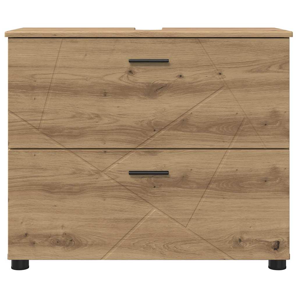 Badkamer Kast met lade Artisan Eiken 76,5 x 35 x 64 cm is nu te koop bij PeponiXL, paradijselijk wonen!