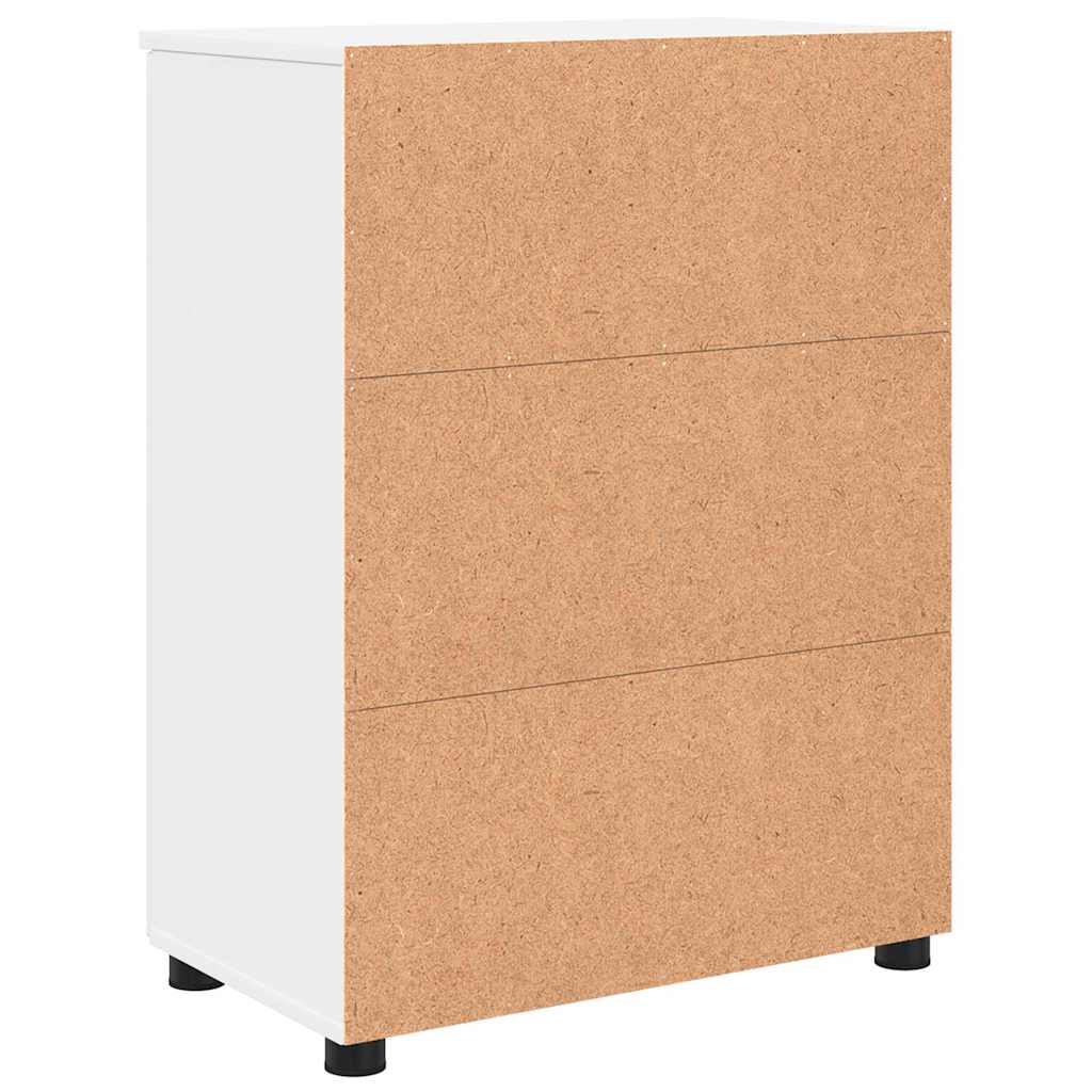 Badkamer Kast Wit 60 x 35 x 80 cm Bewerkt hout & Metaal is nu te koop bij PeponiXL, paradijselijk wonen!