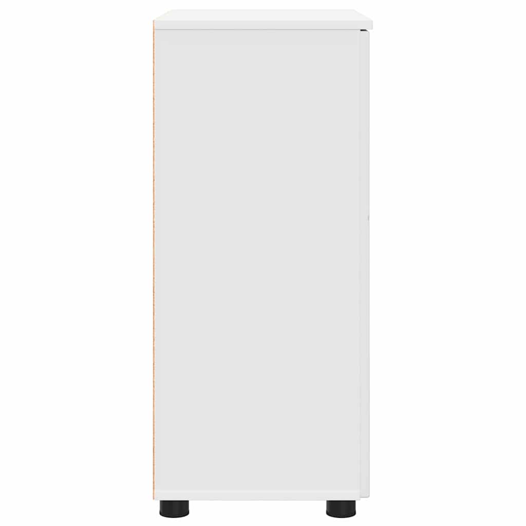 Badkamer Kast Wit 60 x 35 x 80 cm Bewerkt hout & Metaal is nu te koop bij PeponiXL, paradijselijk wonen!