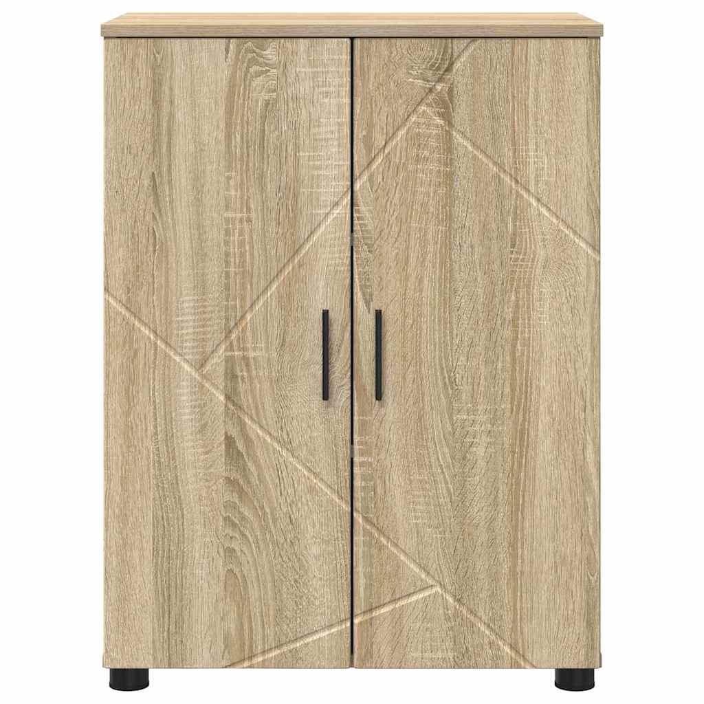 Badkamer Kast met opslag Sonoma Eiken 60 x 35 x 80 cm is nu te koop bij PeponiXL, paradijselijk wonen!