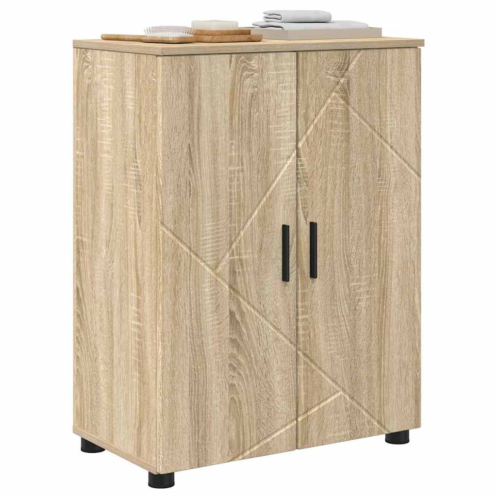 Badkamer Kast met opslag Sonoma Eiken 60 x 35 x 80 cm is nu te koop bij PeponiXL, paradijselijk wonen!
