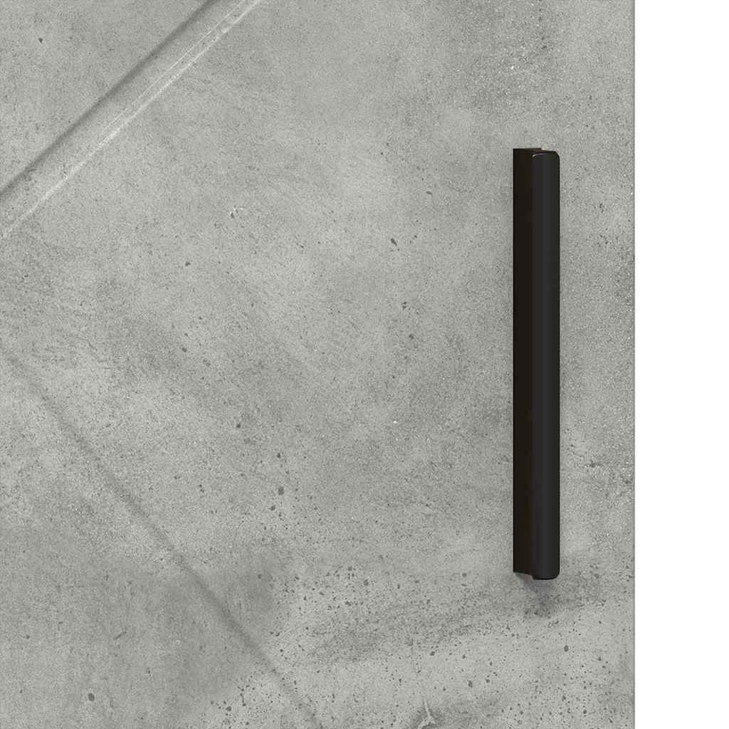 Badkamer Kast Beton Grijs 60 x 35 x 80 cm Bewerkt hout & Metaal is nu te koop bij PeponiXL, paradijselijk wonen!