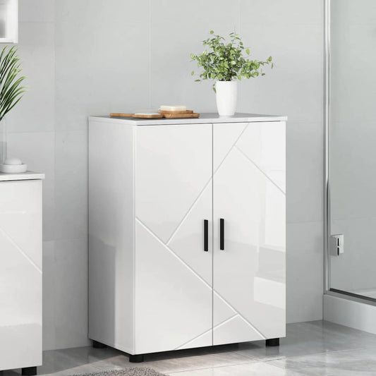 Badkamer Kast met opslag Hoogglans wit 60 x 35 x 80 cm is nu te koop bij PeponiXL, paradijselijk wonen!