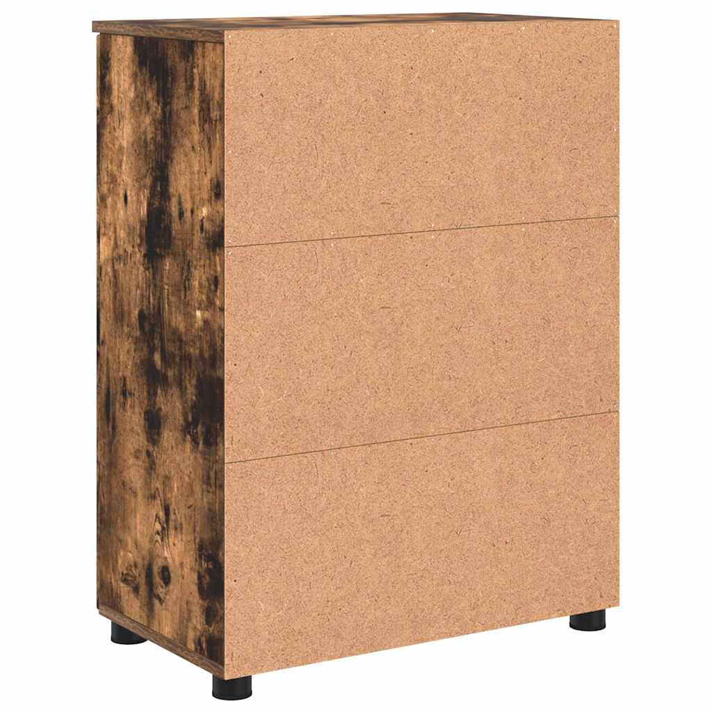 Badkamer Kast met opslag Gerookt eiken 60 x 35 x 80 cm is nu te koop bij PeponiXL, paradijselijk wonen!