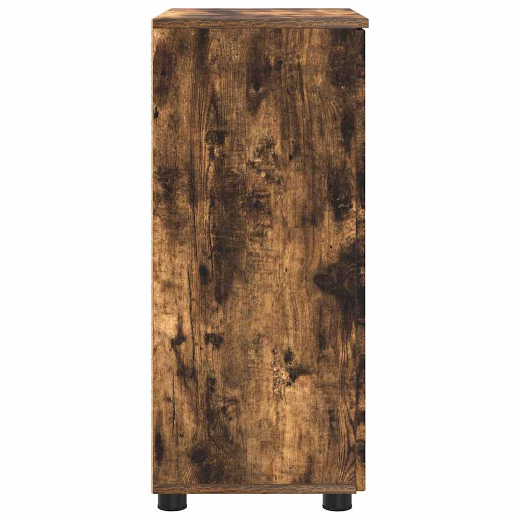 Badkamer Kast met opslag Gerookt eiken 60 x 35 x 80 cm is nu te koop bij PeponiXL, paradijselijk wonen!