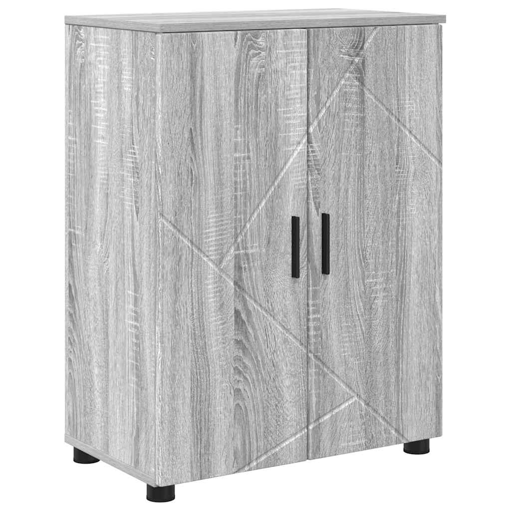 Badkamer Kast met opslag Grijs Sonoma 60 x 35 x 80 cm is nu te koop bij PeponiXL, paradijselijk wonen!