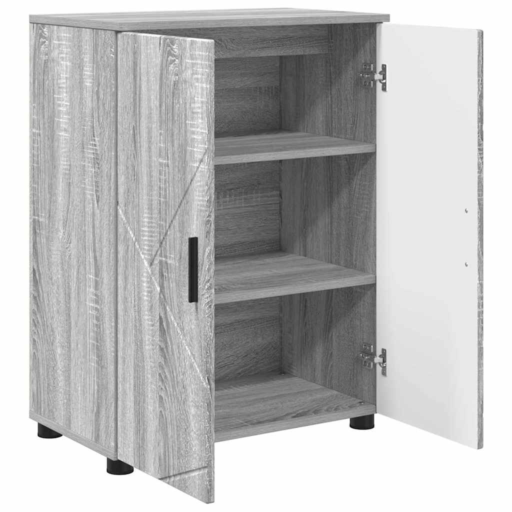 Badkamer Kast met opslag Grijs Sonoma 60 x 35 x 80 cm is nu te koop bij PeponiXL, paradijselijk wonen!