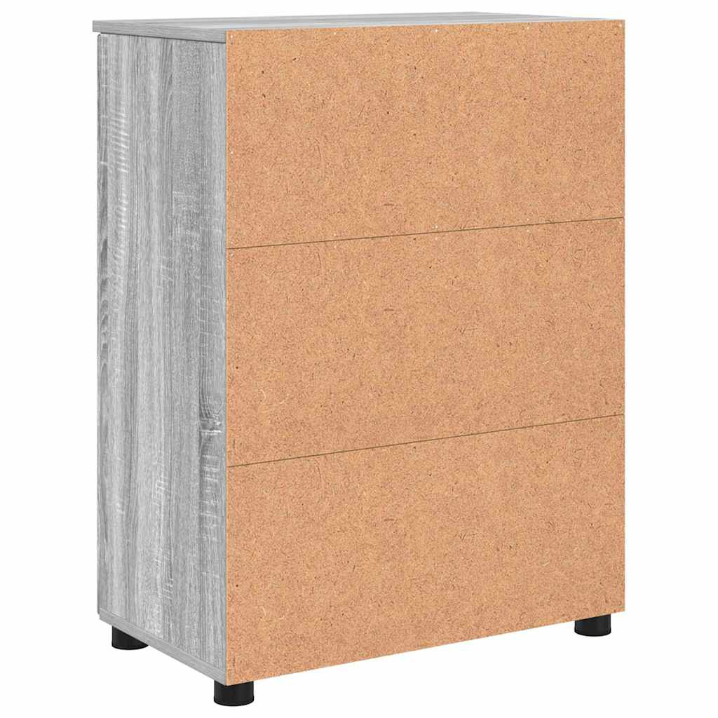 Badkamer Kast met opslag Grijs Sonoma 60 x 35 x 80 cm is nu te koop bij PeponiXL, paradijselijk wonen!