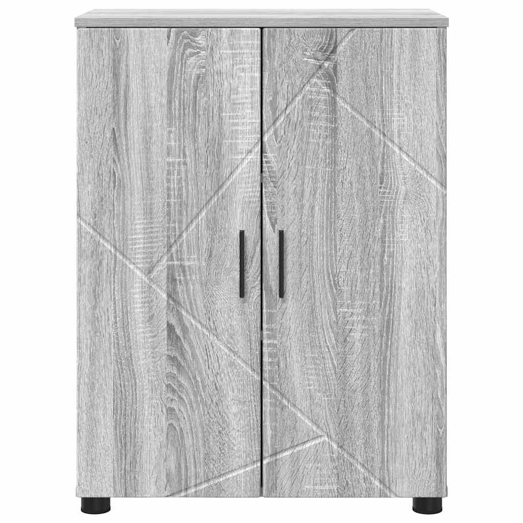 Badkamer Kast met opslag Grijs Sonoma 60 x 35 x 80 cm is nu te koop bij PeponiXL, paradijselijk wonen!