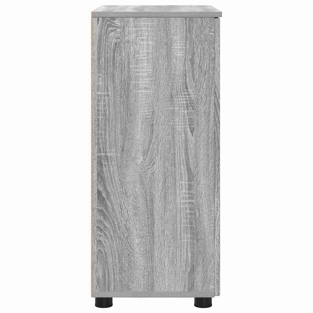 Badkamer Kast met opslag Grijs Sonoma 60 x 35 x 80 cm is nu te koop bij PeponiXL, paradijselijk wonen!