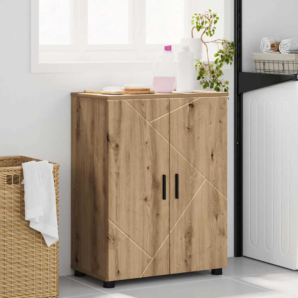 Badkamer Kast Artisan Eiken 60 x 35 x 80 cm is nu te koop bij PeponiXL, paradijselijk wonen!