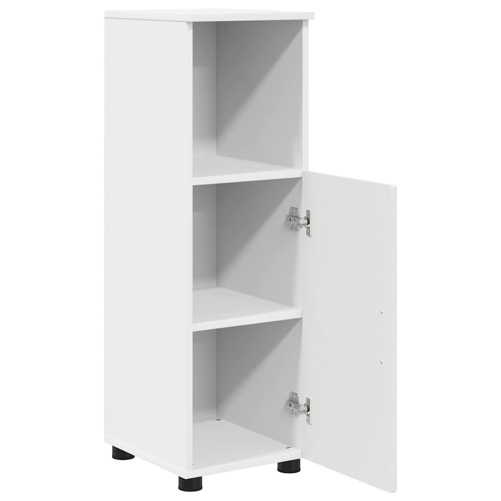 Badkamer Kast Wit 30 x 35 x 95 cm Bewerkt hout & Metaal is nu te koop bij PeponiXL, paradijselijk wonen!