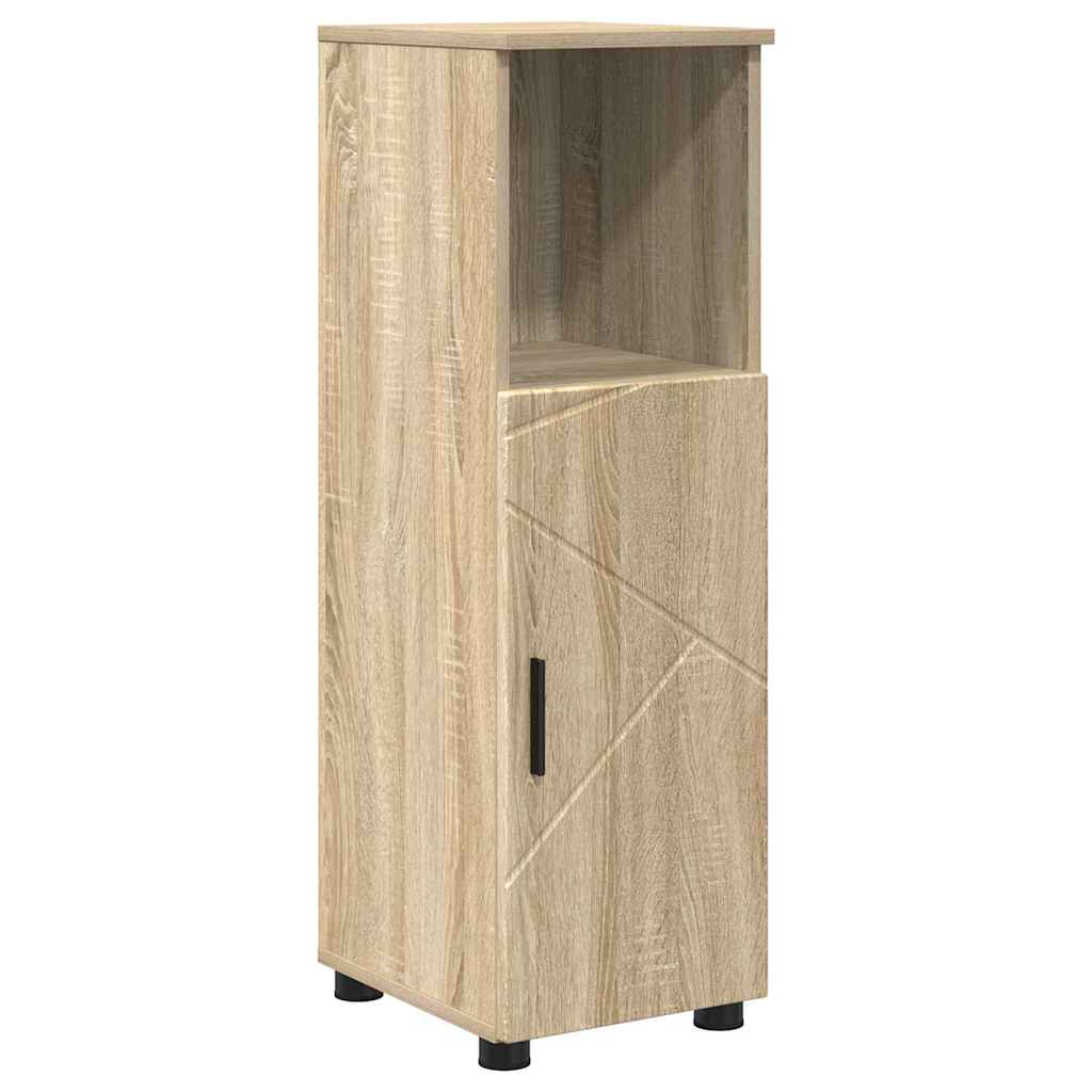 Badkamer Kast met opslag Sonoma Eiken 30 x 35 x 95 cm is nu te koop bij PeponiXL, paradijselijk wonen!