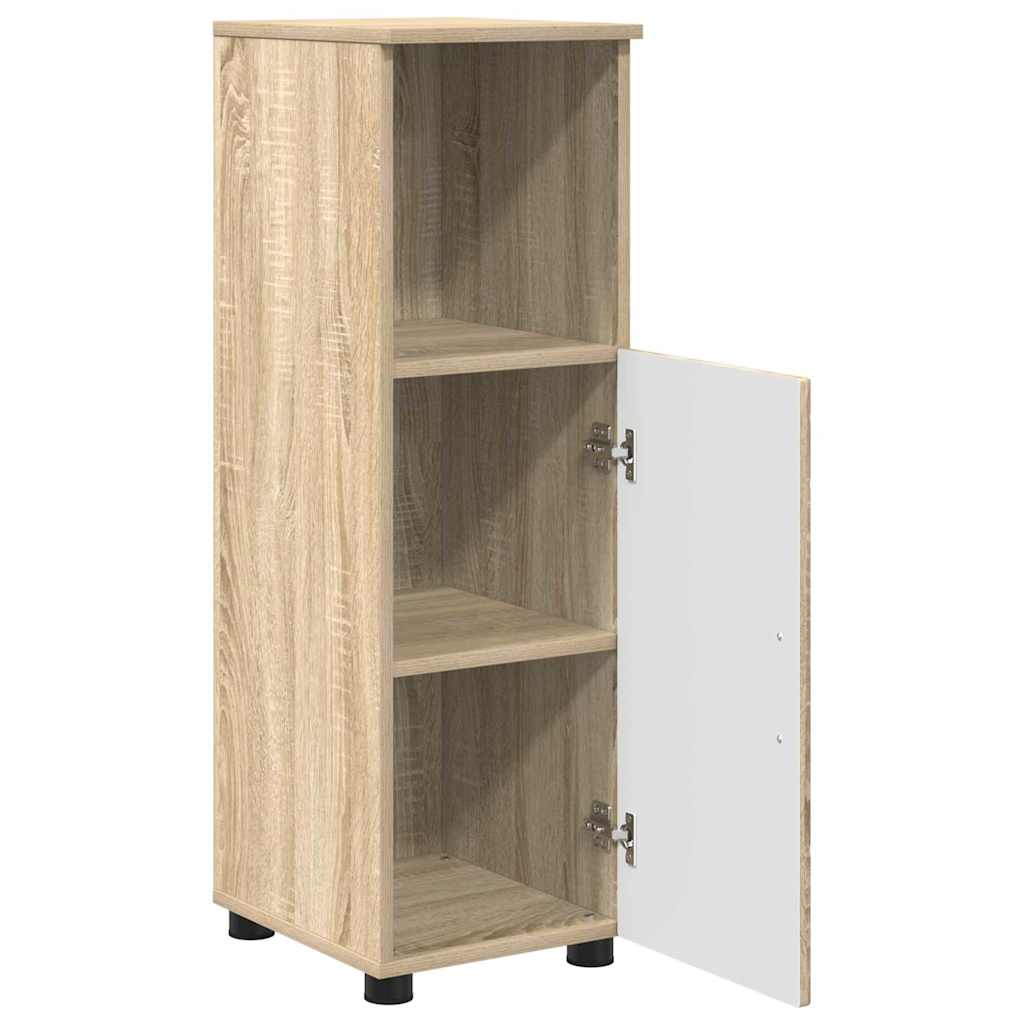 Badkamer Kast met opslag Sonoma Eiken 30 x 35 x 95 cm is nu te koop bij PeponiXL, paradijselijk wonen!