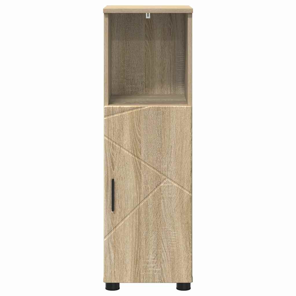 Badkamer Kast met opslag Sonoma Eiken 30 x 35 x 95 cm is nu te koop bij PeponiXL, paradijselijk wonen!