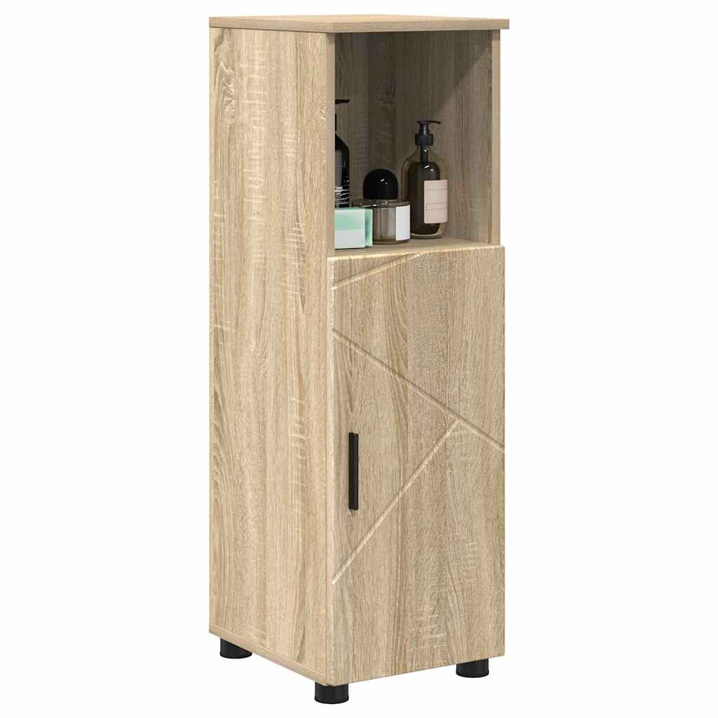 Badkamer Kast met opslag Sonoma Eiken 30 x 35 x 95 cm is nu te koop bij PeponiXL, paradijselijk wonen!