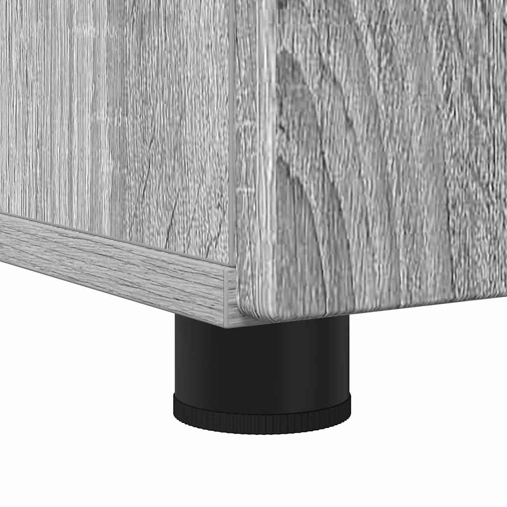 Badkamer Kast met opslag Grijs Sonoma 30 x 35 x 95 cm is nu te koop bij PeponiXL, paradijselijk wonen!