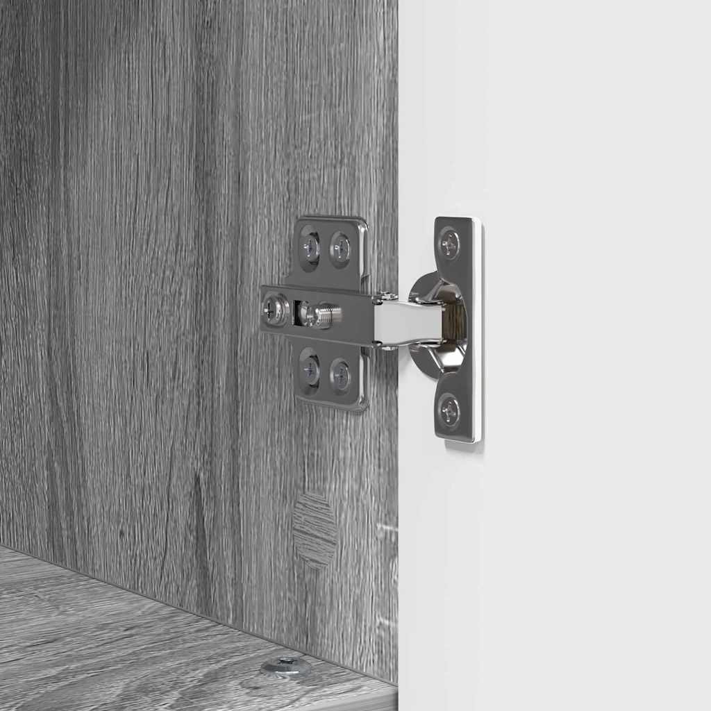 Badkamer Kast met opslag Grijs Sonoma 30 x 35 x 95 cm is nu te koop bij PeponiXL, paradijselijk wonen!