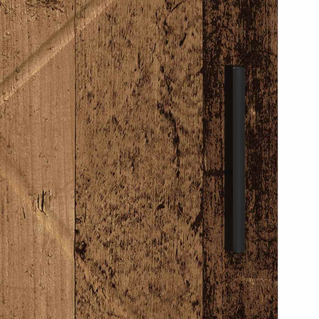 Badkamer Kast Oud Hout 30 x 35 x 95 cm Bewerkt hout & Metaal is nu te koop bij PeponiXL, paradijselijk wonen!