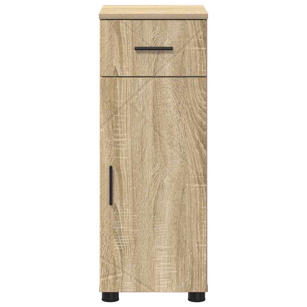 Badkamer Kast met lade met opslag Sonoma Eiken 30 x 35 x 80 cm is nu te koop bij PeponiXL, paradijselijk wonen!