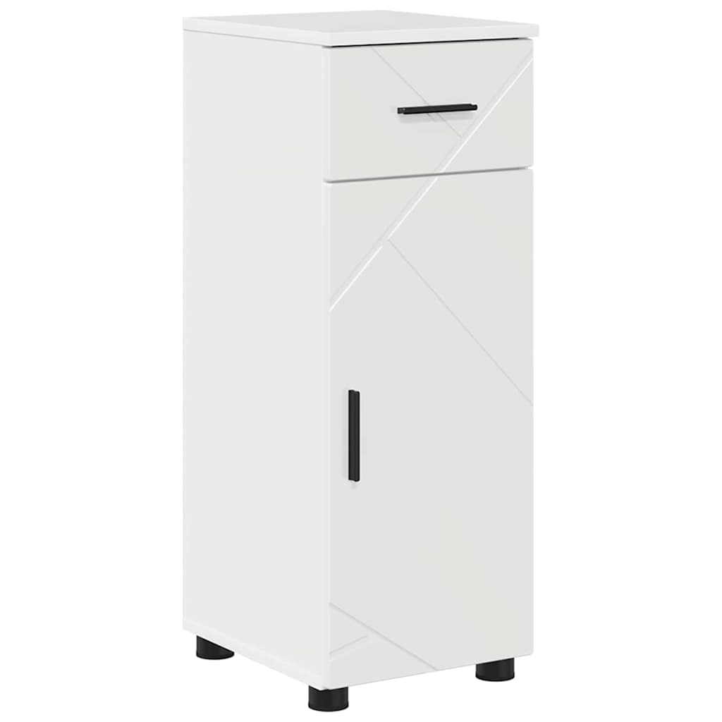 Badkamer Kast met lade met opslag Hoogglans wit 30 x 35 x 80 cm is nu te koop bij PeponiXL, paradijselijk wonen!