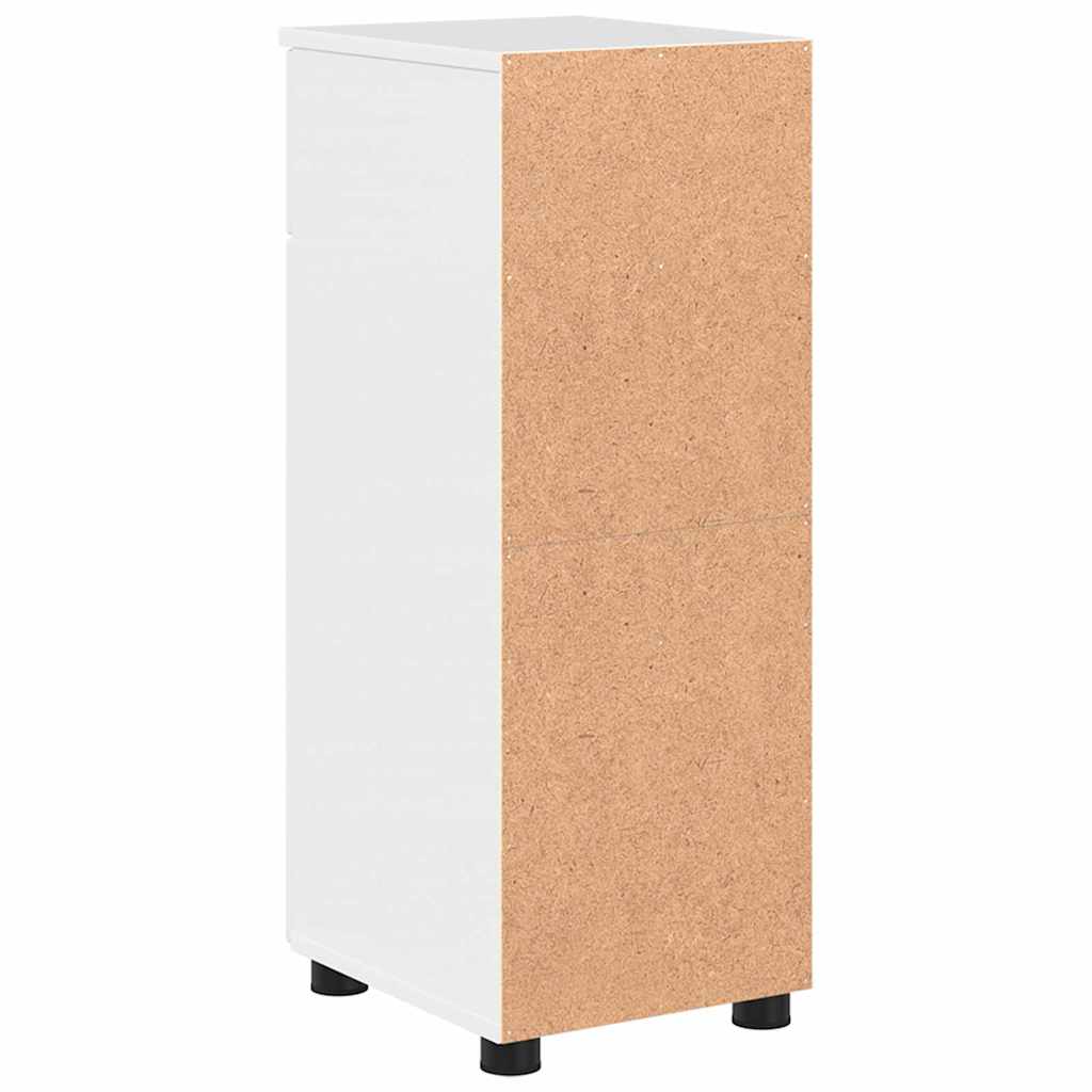 Badkamer Kast met lade met opslag Hoogglans wit 30 x 35 x 80 cm is nu te koop bij PeponiXL, paradijselijk wonen!