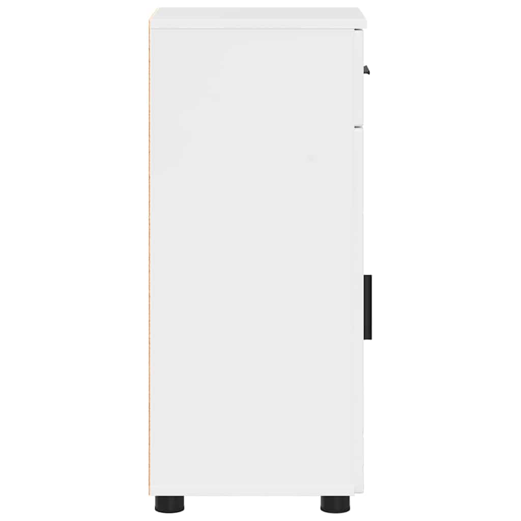 Badkamer Kast met lade met opslag Hoogglans wit 30 x 35 x 80 cm is nu te koop bij PeponiXL, paradijselijk wonen!