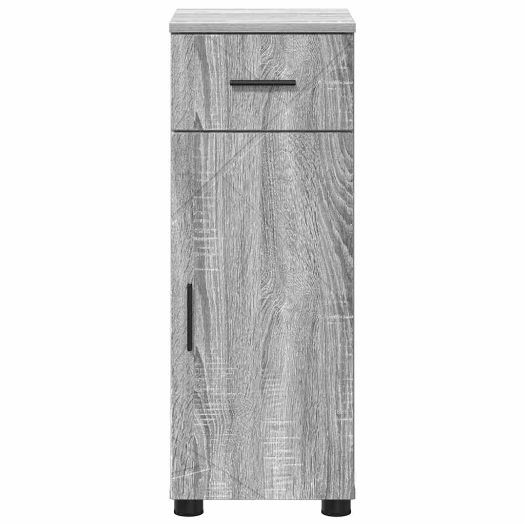 Badkamer Kast met lade met opslag Grijs Sonoma 30 x 35 x 80 cm is nu te koop bij PeponiXL, paradijselijk wonen!