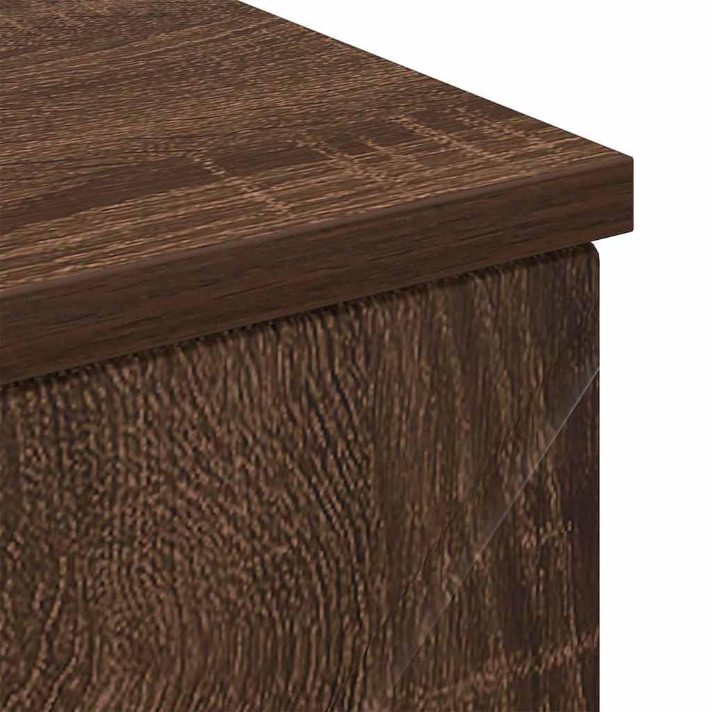 Badkamer Kast Bruin Eiken 30 x 35 x 80 cm Bewerkt hout & Metaal is nu te koop bij PeponiXL, paradijselijk wonen!