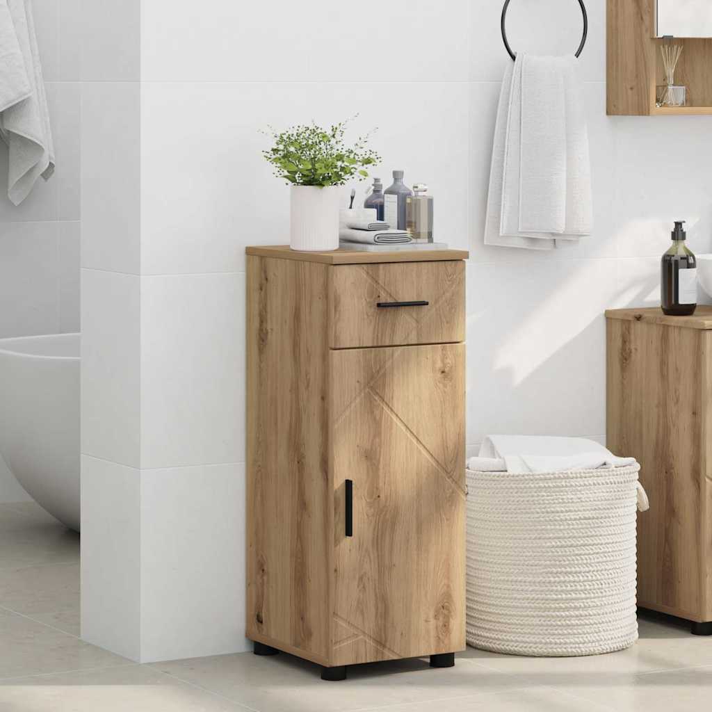 Badkamer Kast met lade met opslag Artisan Eiken 30 x 35 x 80 cm is nu te koop bij PeponiXL, paradijselijk wonen!