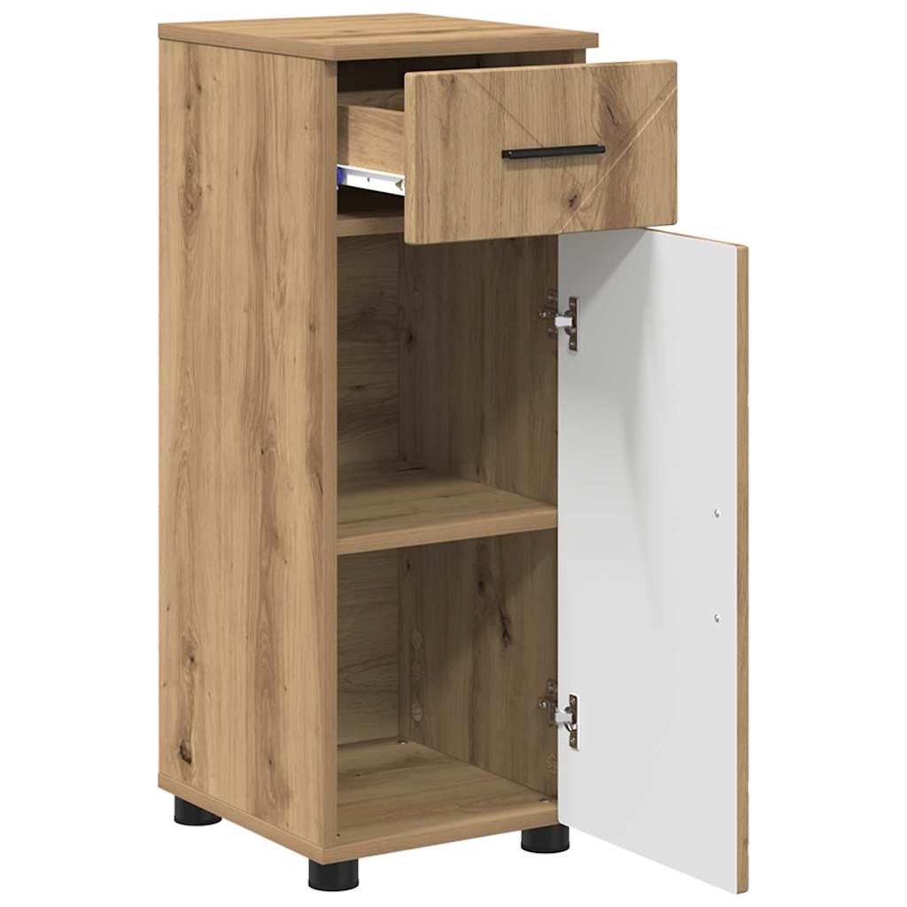 Badkamer Kast met lade met opslag Artisan Eiken 30 x 35 x 80 cm is nu te koop bij PeponiXL, paradijselijk wonen!