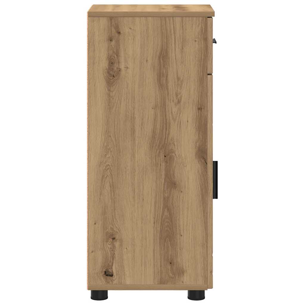 Badkamer Kast met lade met opslag Artisan Eiken 30 x 35 x 80 cm is nu te koop bij PeponiXL, paradijselijk wonen!