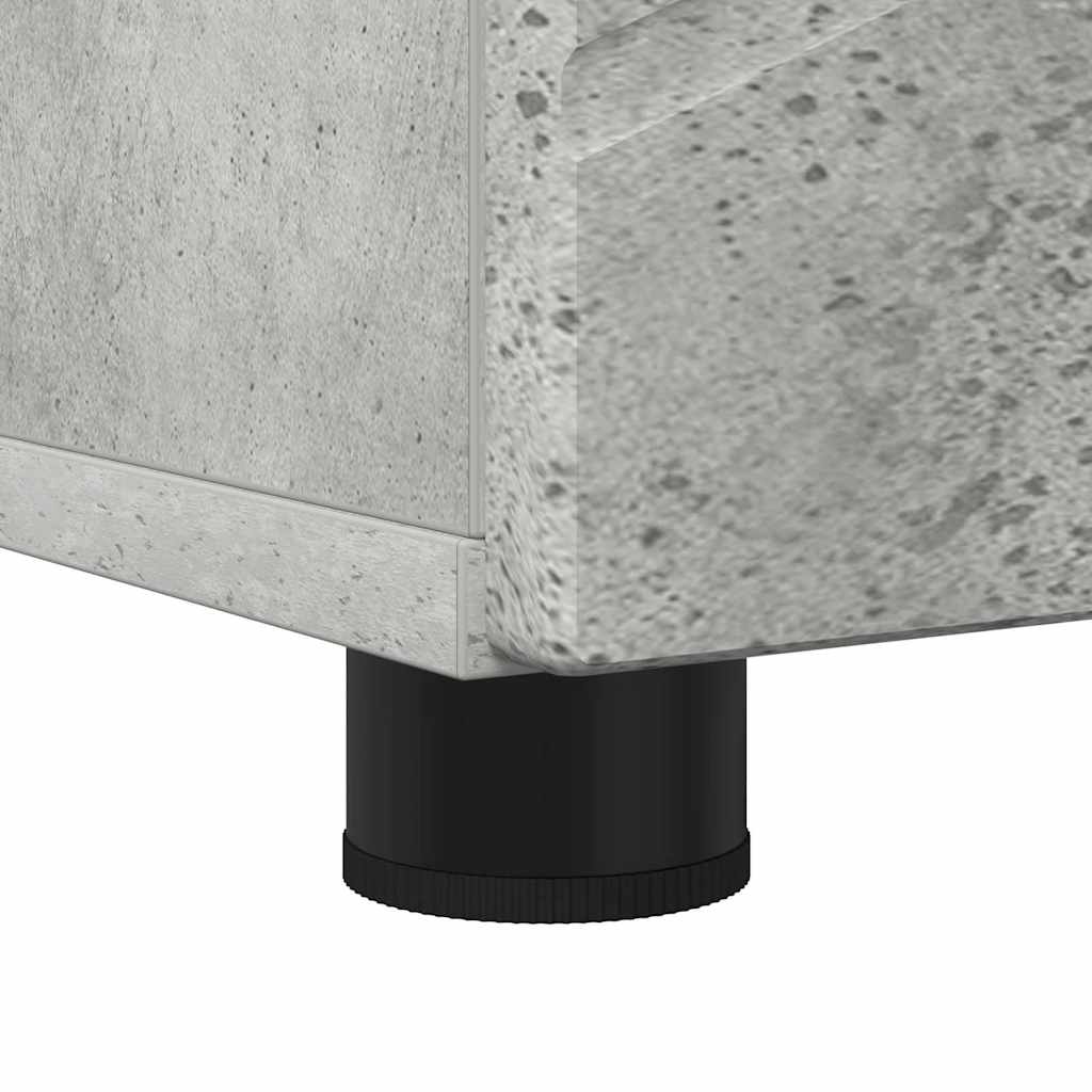 Badkamer Kast met opslag Beton Grijs 30 x 35 x 192 cm is nu te koop bij PeponiXL, paradijselijk wonen!