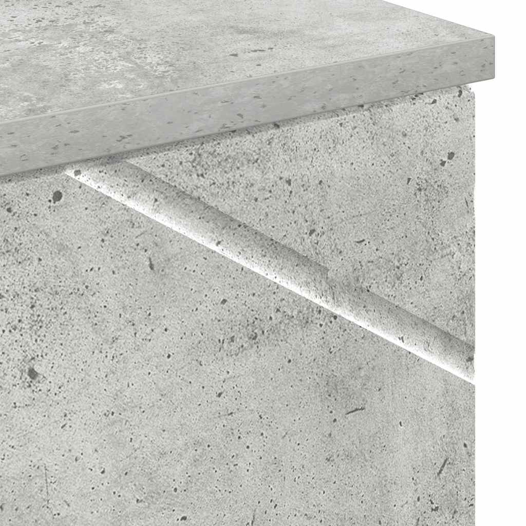 Badkamer Kast met opslag Beton Grijs 30 x 35 x 192 cm is nu te koop bij PeponiXL, paradijselijk wonen!