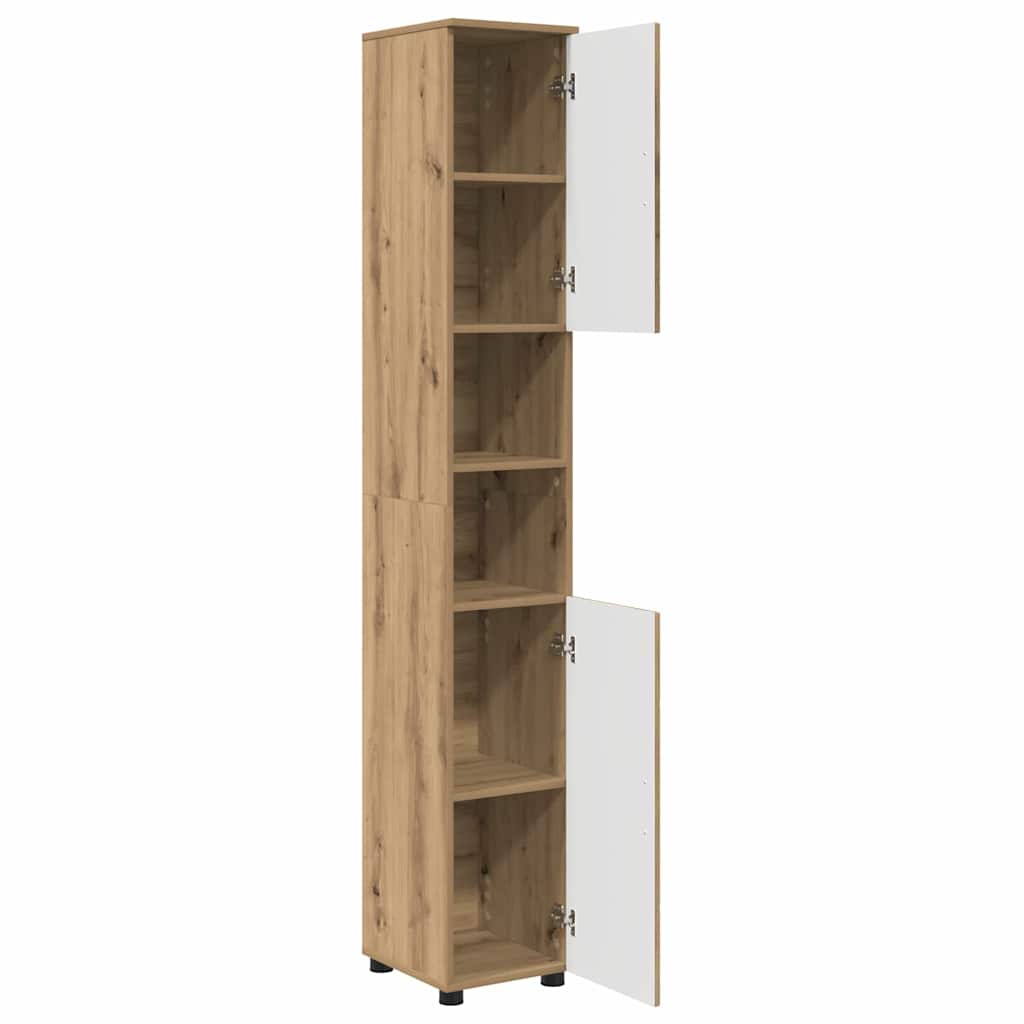Badkamer Kast met opslag Artisan Eiken 30 x 35 x 192 cm is nu te koop bij PeponiXL, paradijselijk wonen!