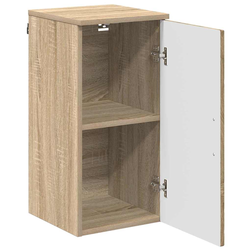 Badkamer Kast Wandgemonteerd Sonoma Eiken 30 x 31,5 x 61 cm is nu te koop bij PeponiXL, paradijselijk wonen!