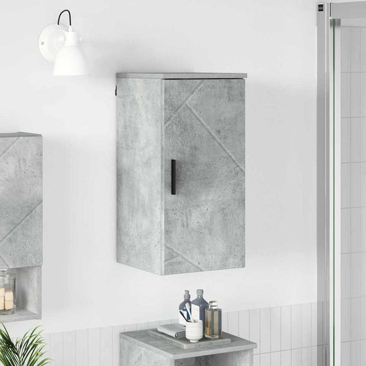 Badkamer Kast Wandgemonteerd Beton Grijs 30 x 31,5 x 61 cm is nu te koop bij PeponiXL, paradijselijk wonen!