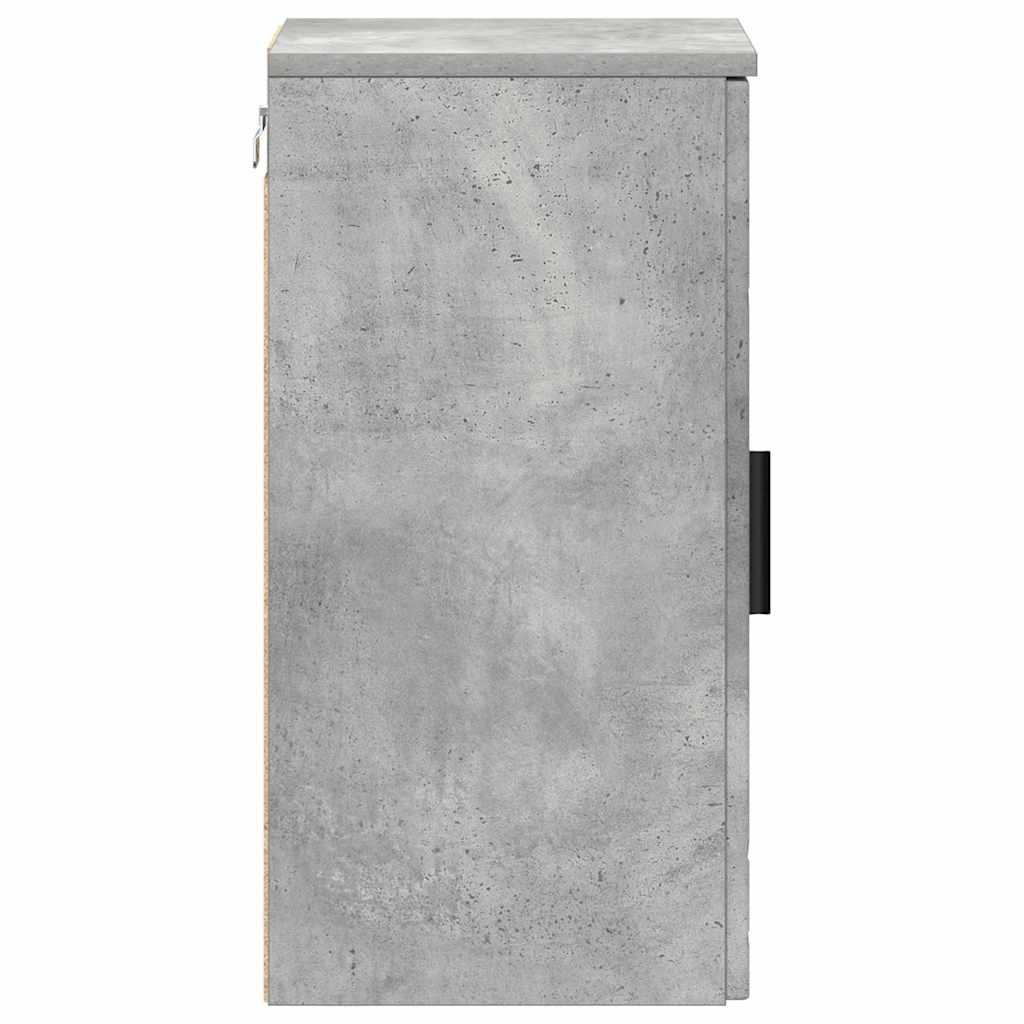 Badkamer Kast Wandgemonteerd Beton Grijs 30 x 31,5 x 61 cm is nu te koop bij PeponiXL, paradijselijk wonen!
