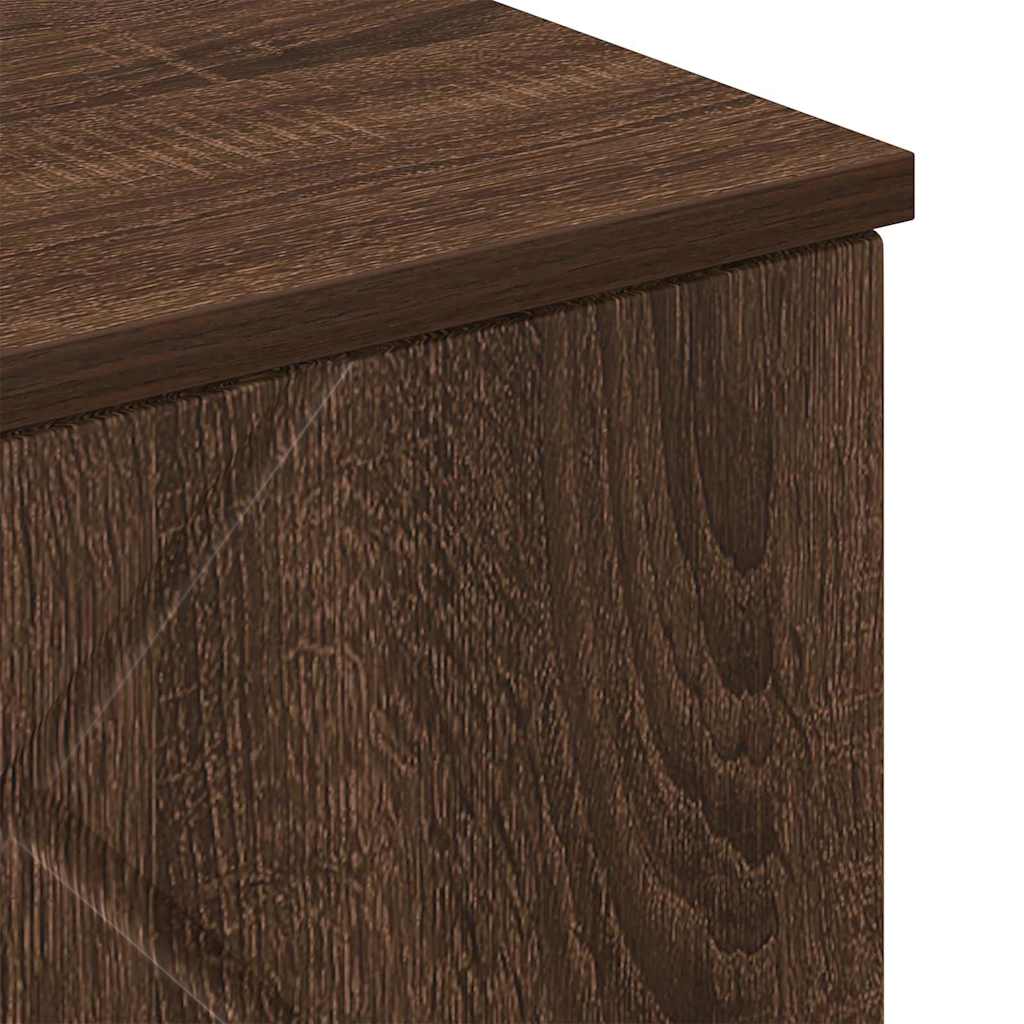 Badkamer Kast Wandgemonteerd Bruin Eiken 30 x 31,5 x 61 cm is nu te koop bij PeponiXL, paradijselijk wonen!