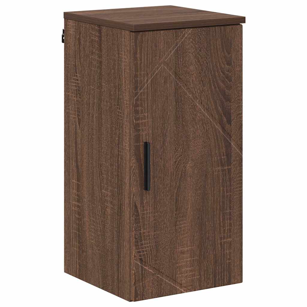 Badkamer Kast Wandgemonteerd Bruin Eiken 30 x 31,5 x 61 cm is nu te koop bij PeponiXL, paradijselijk wonen!