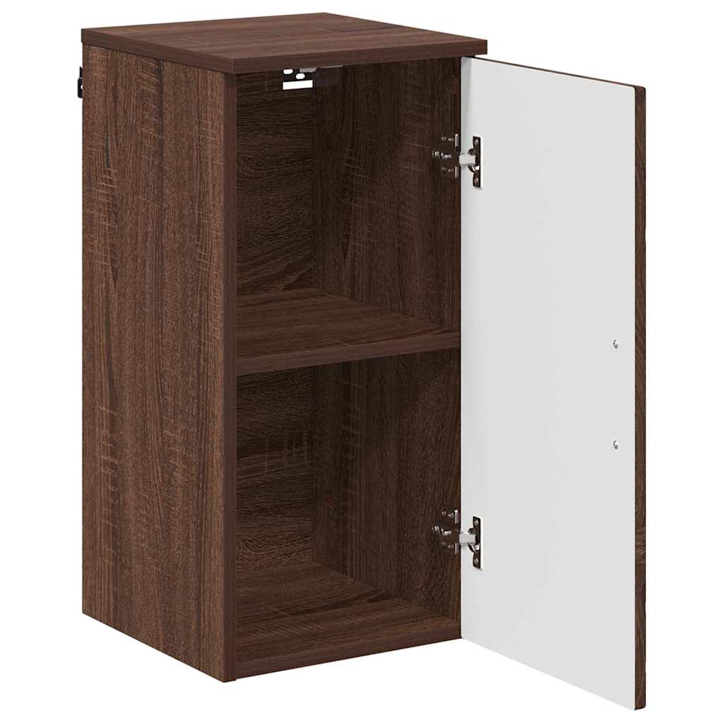 Badkamer Kast Wandgemonteerd Bruin Eiken 30 x 31,5 x 61 cm is nu te koop bij PeponiXL, paradijselijk wonen!