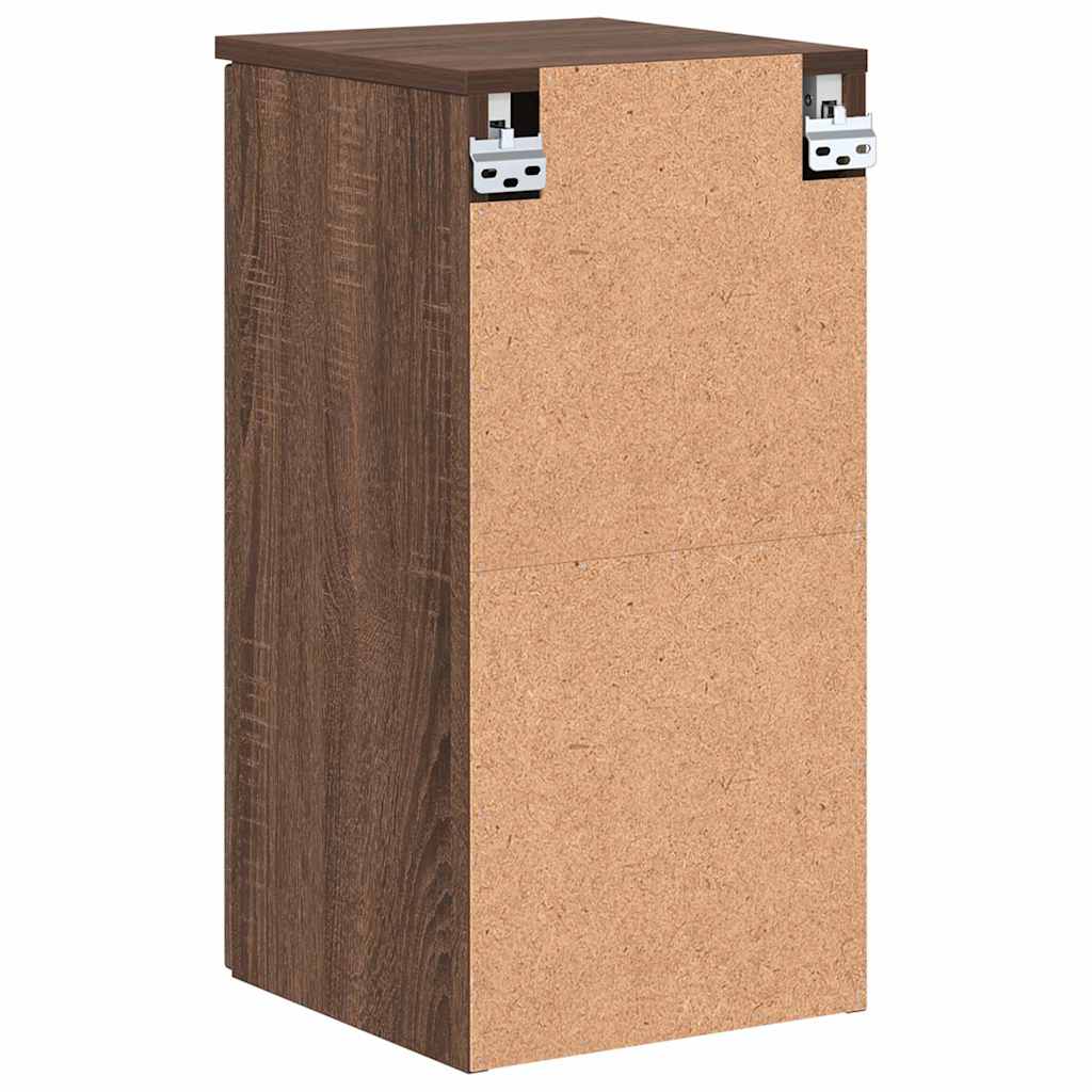 Badkamer Kast Wandgemonteerd Bruin Eiken 30 x 31,5 x 61 cm is nu te koop bij PeponiXL, paradijselijk wonen!