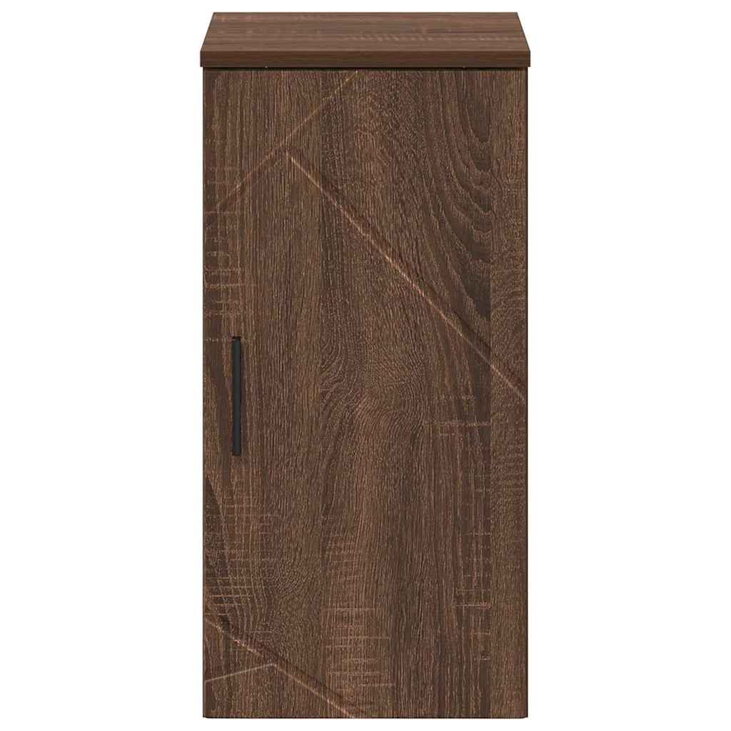 Badkamer Kast Wandgemonteerd Bruin Eiken 30 x 31,5 x 61 cm is nu te koop bij PeponiXL, paradijselijk wonen!