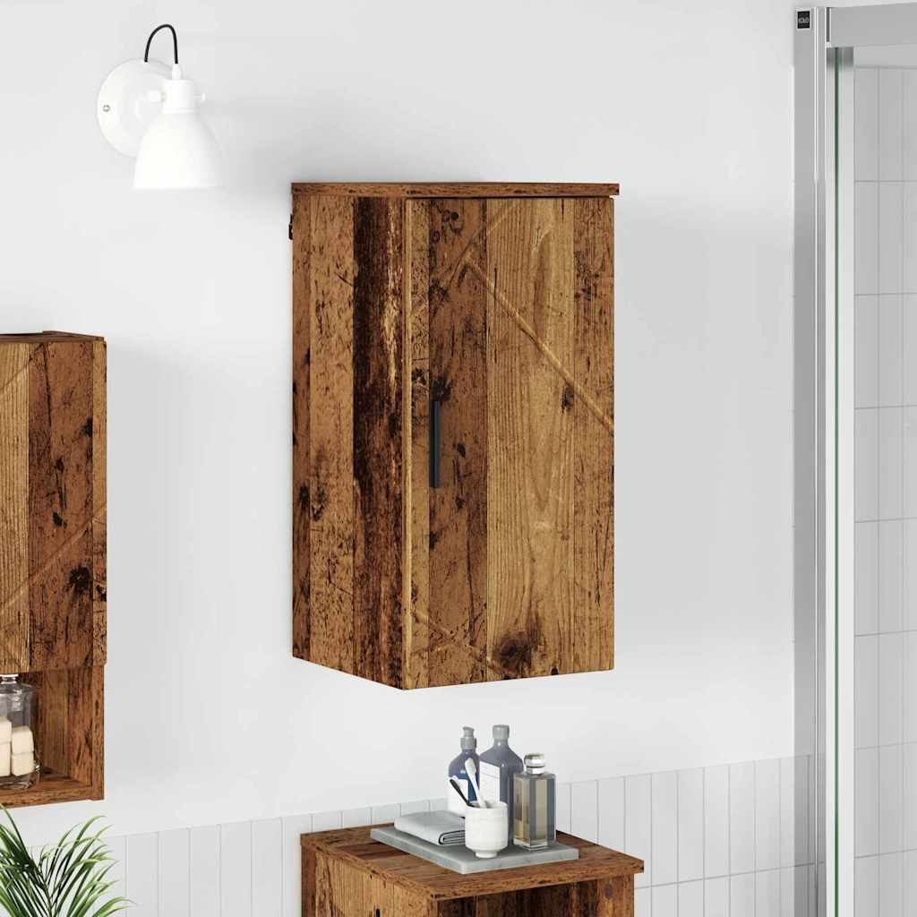 Badkamer Kast Oud Hout 30 x 31,5 x 61 cm Bewerkt hout & Metaal is nu te koop bij PeponiXL, paradijselijk wonen!